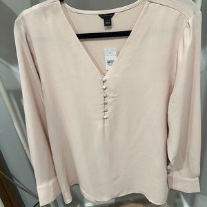 Ann Taylor Soft Pink Blouse - NWT - Women's Large